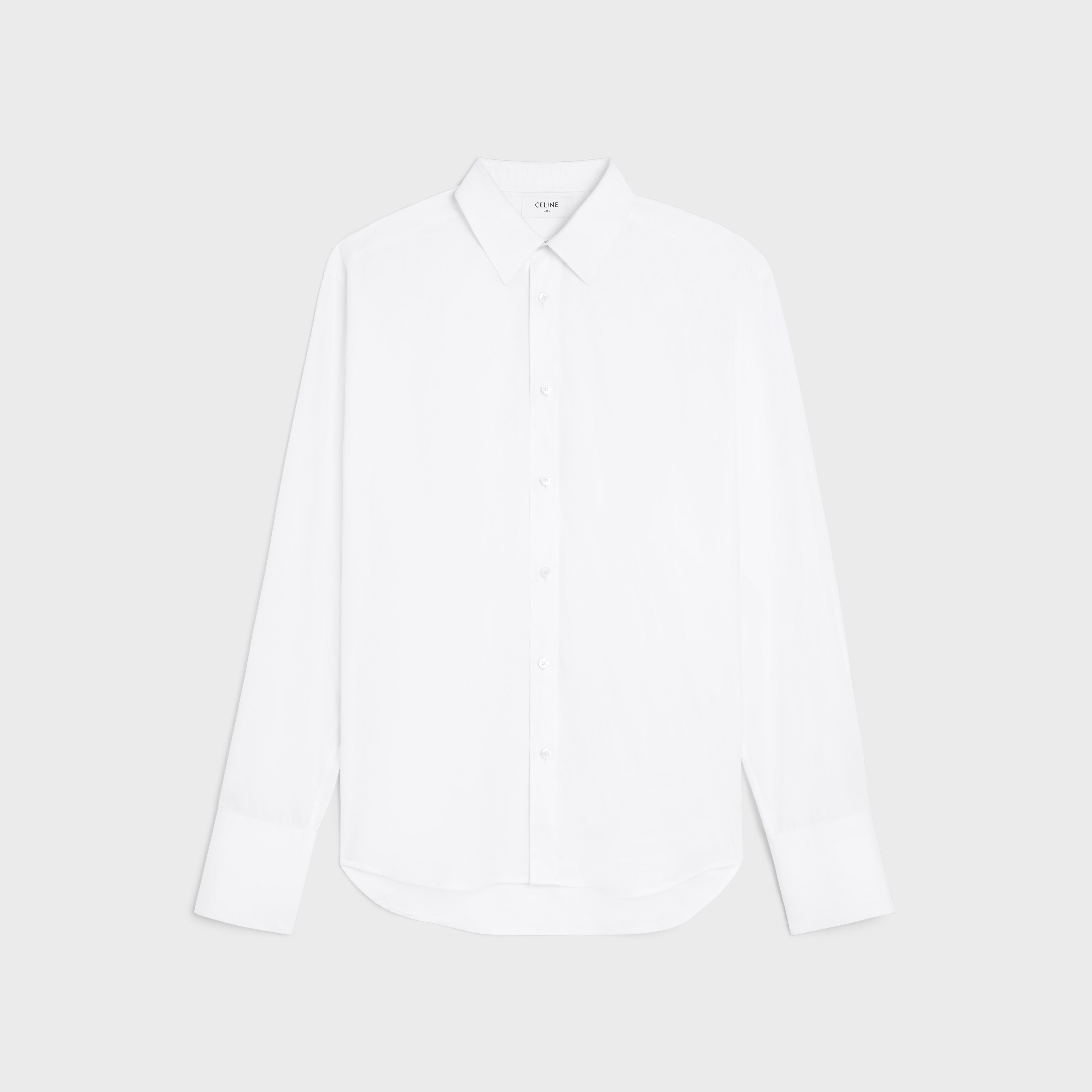 ルーズシャツ / コットンポプリン - ホワイト | CELINE